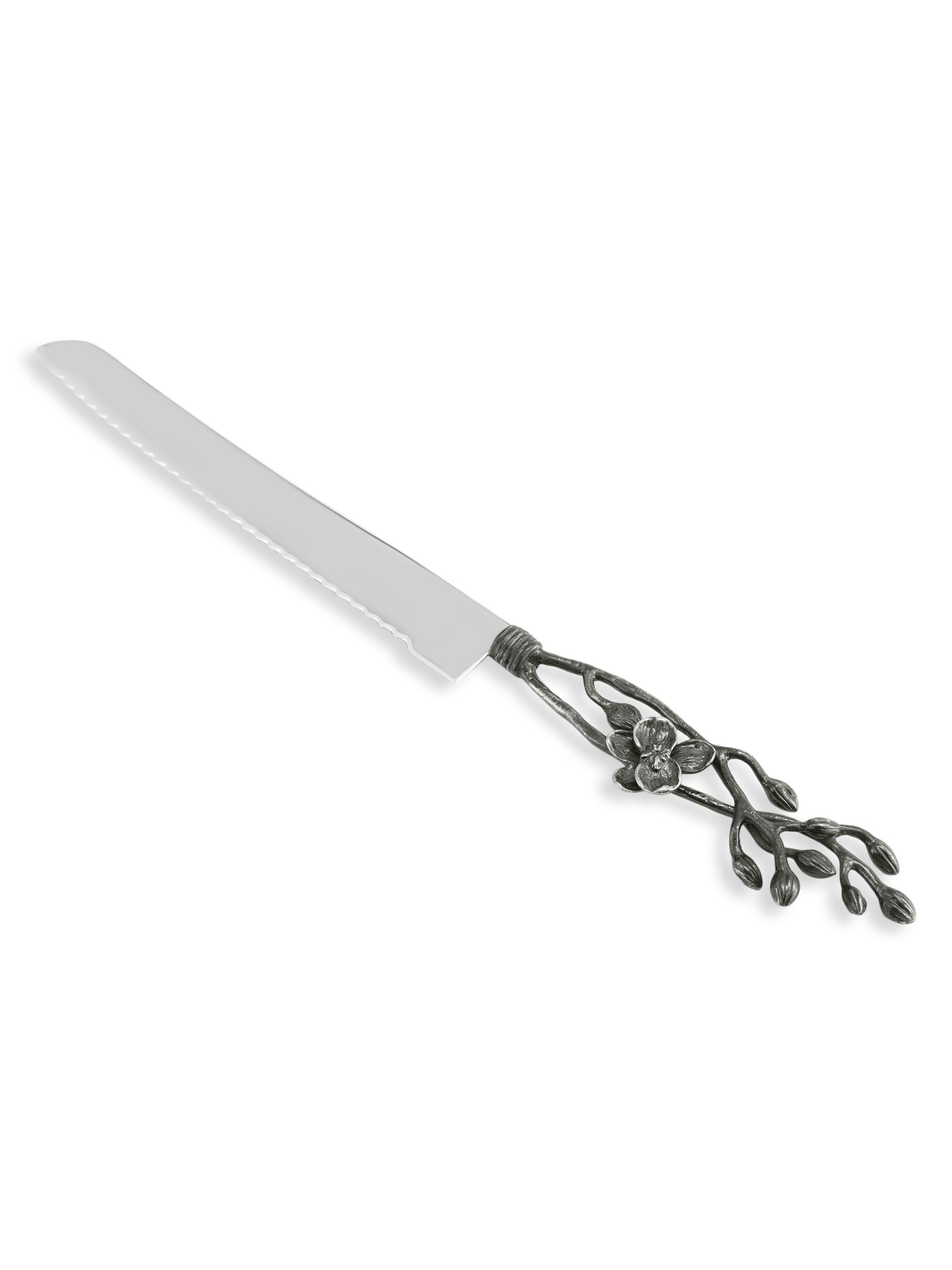 Michael Aram Black Orchid Bread Knife