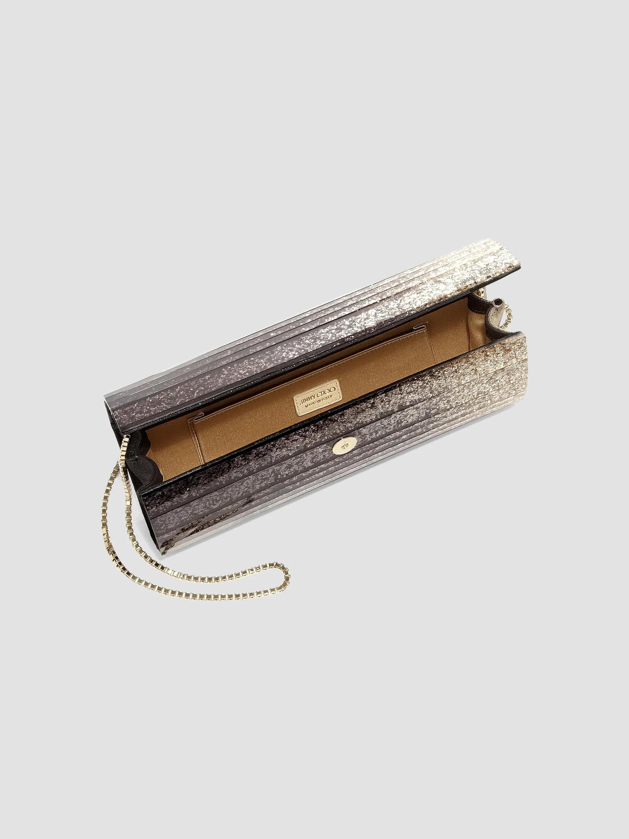 Jimmy Choo Sweetie Degradé Glitter Acrylic Clutch | Saks Fifth Avenue
