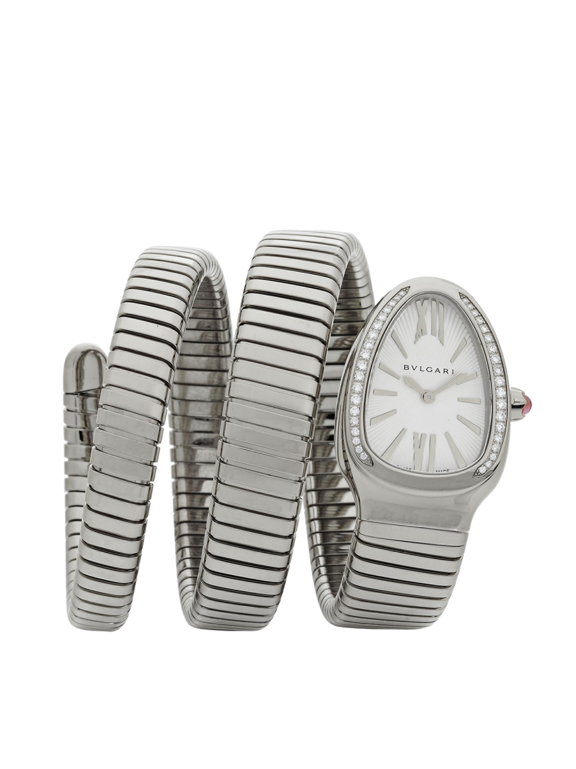 BVLGARI Serpenti Tubogas Stainless Steel Double Twist Watch | Saks