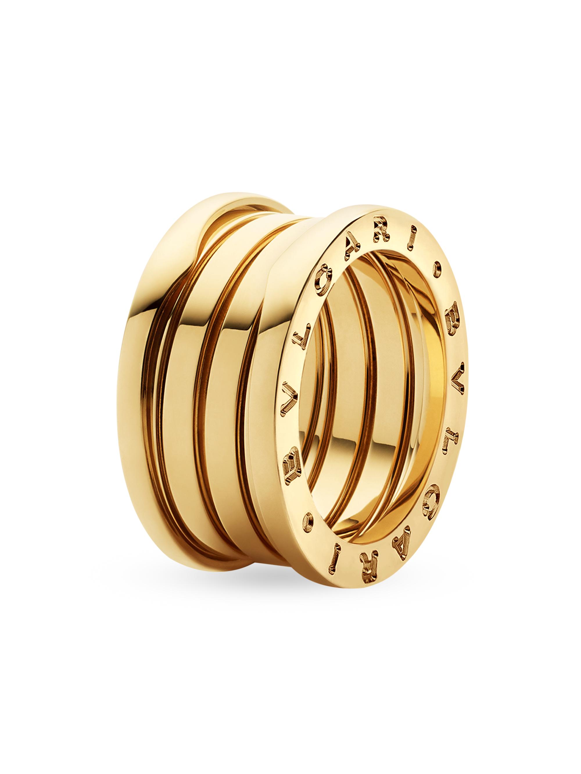 BVLGARI B-ZERO1 K18 4バンド 表記サイズ65 箱付き BVLGARI B.zero1 18K Yellow Gold 4-Band Ring | Saks Fifth Avenue