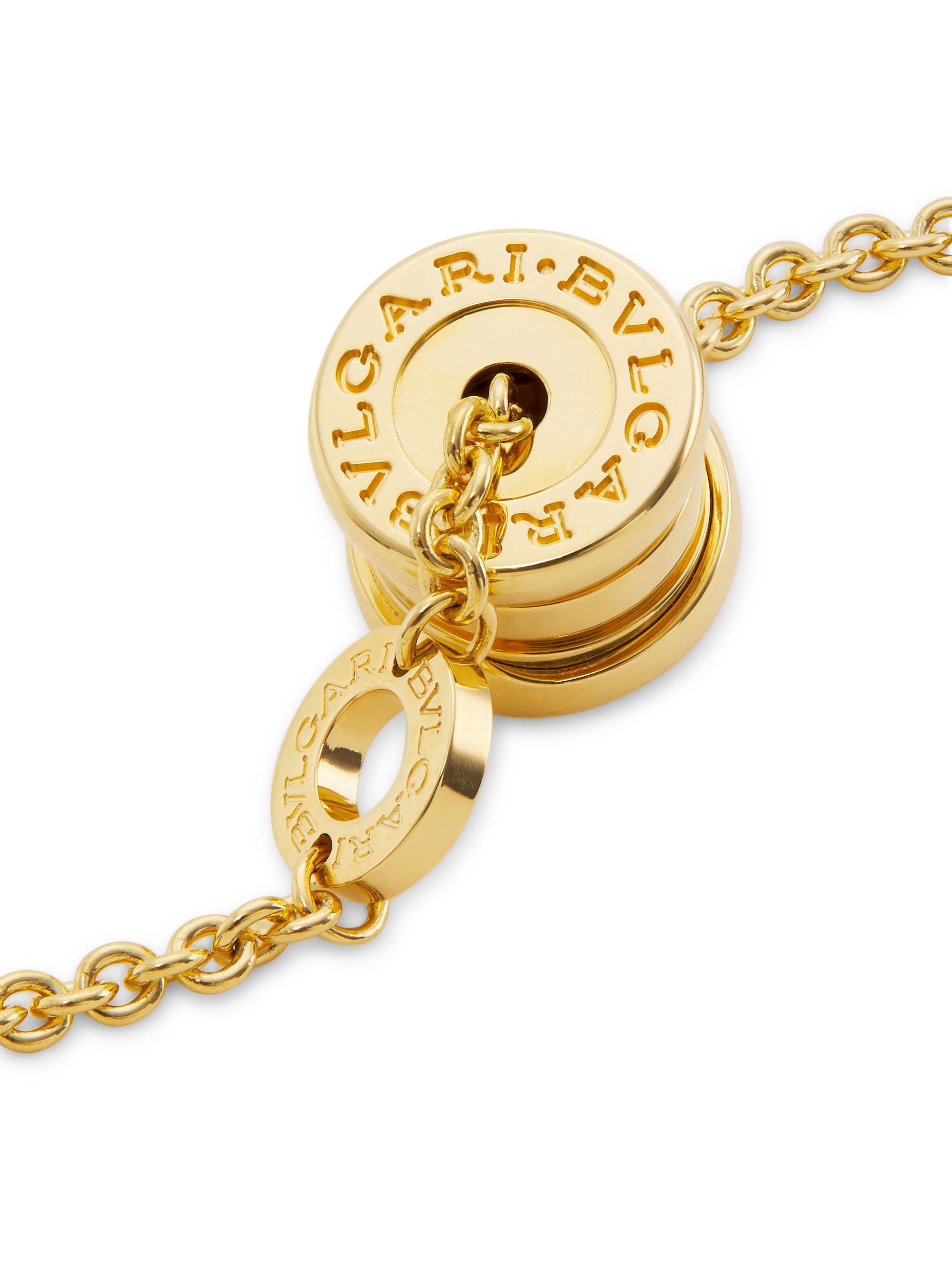 BVLGARI B.zero1 18K Yellow Gold Bracelet | Saks Fifth Avenue