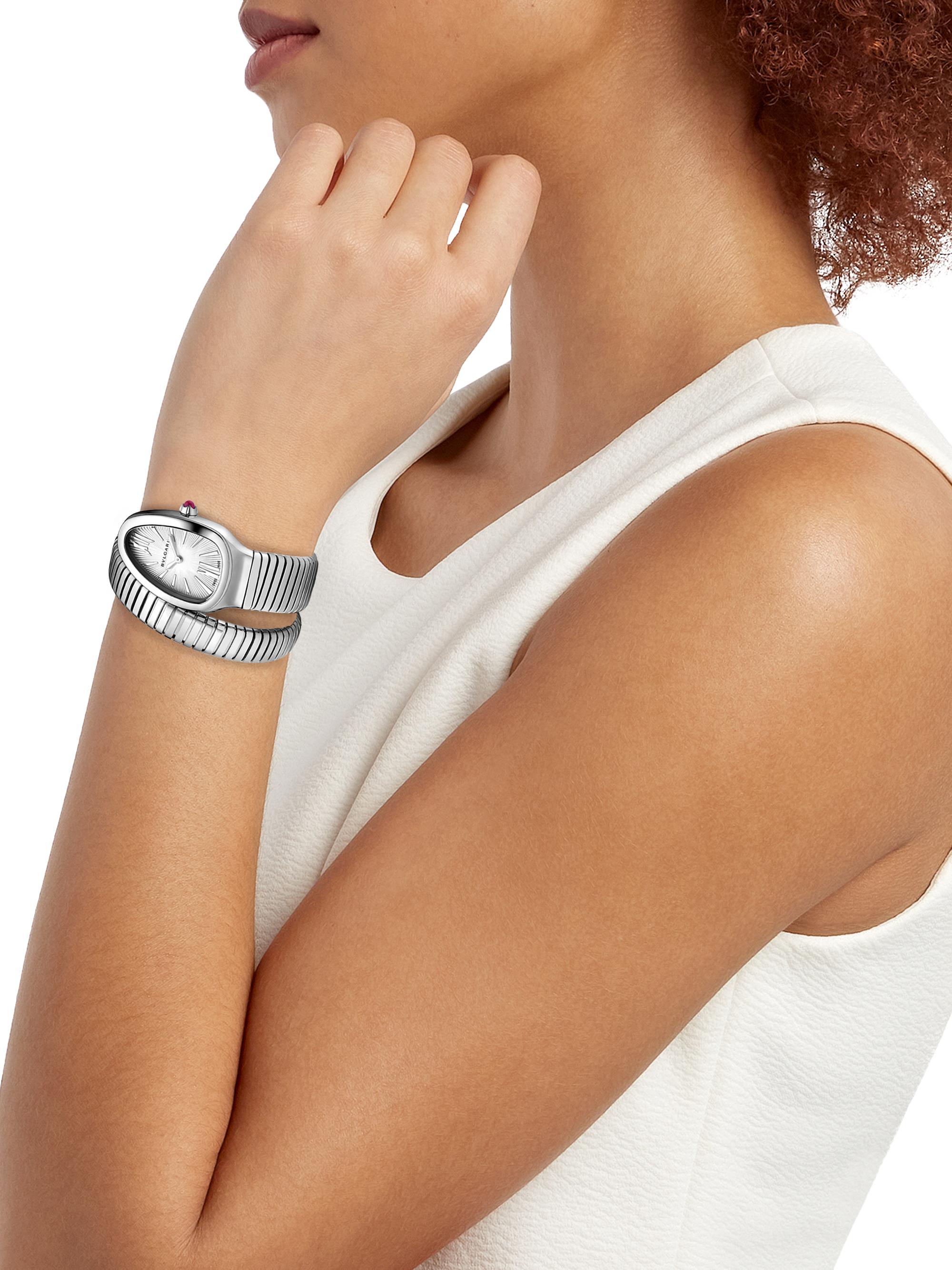 BVLGARI Serpenti Tubogas Stainless Steel Single Twist Watch | Saks