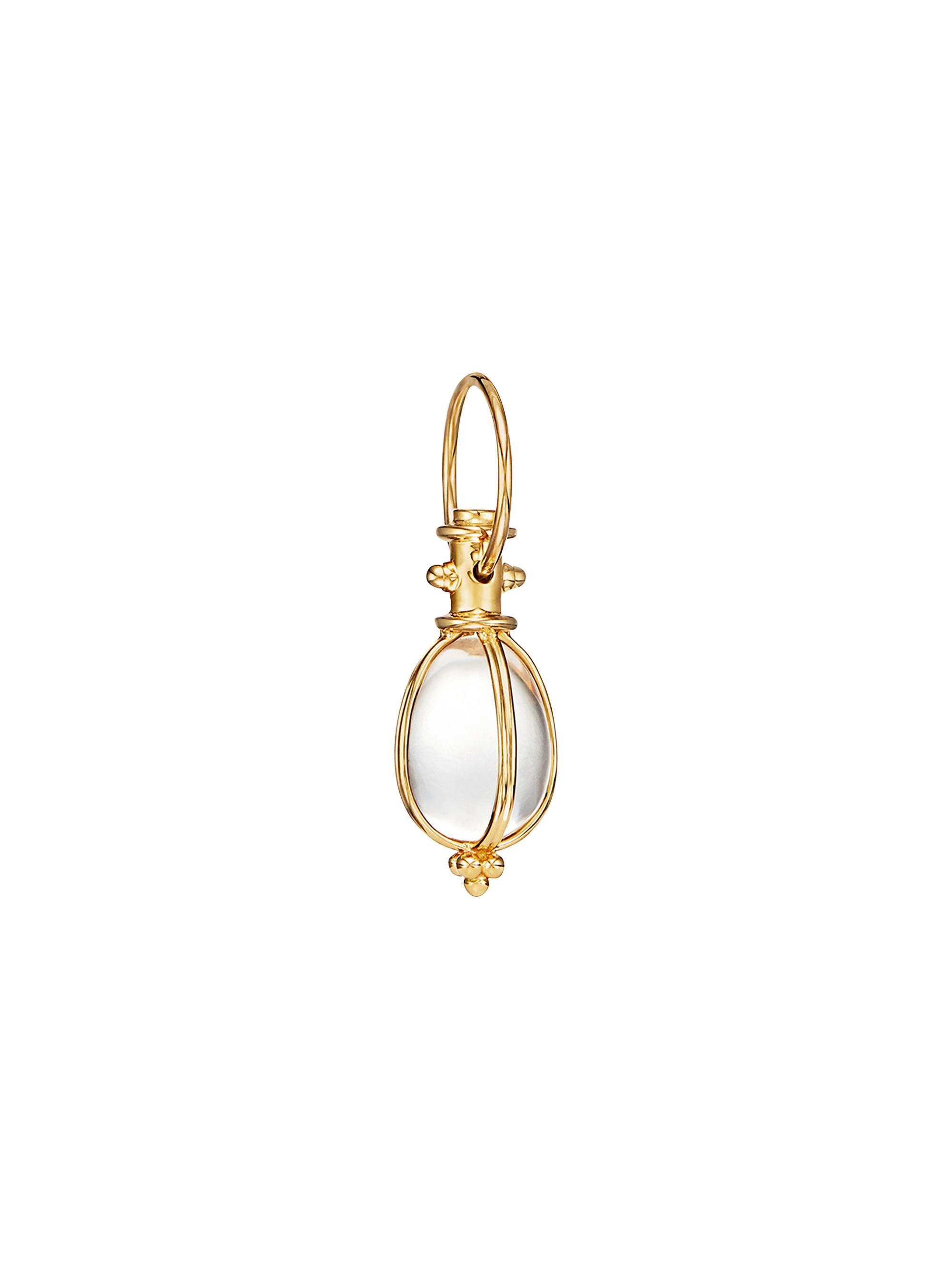 Temple St. Clair Women's Florence86 Rock Crystal & 18K Yellow Gold Amulet - Yellow Gold