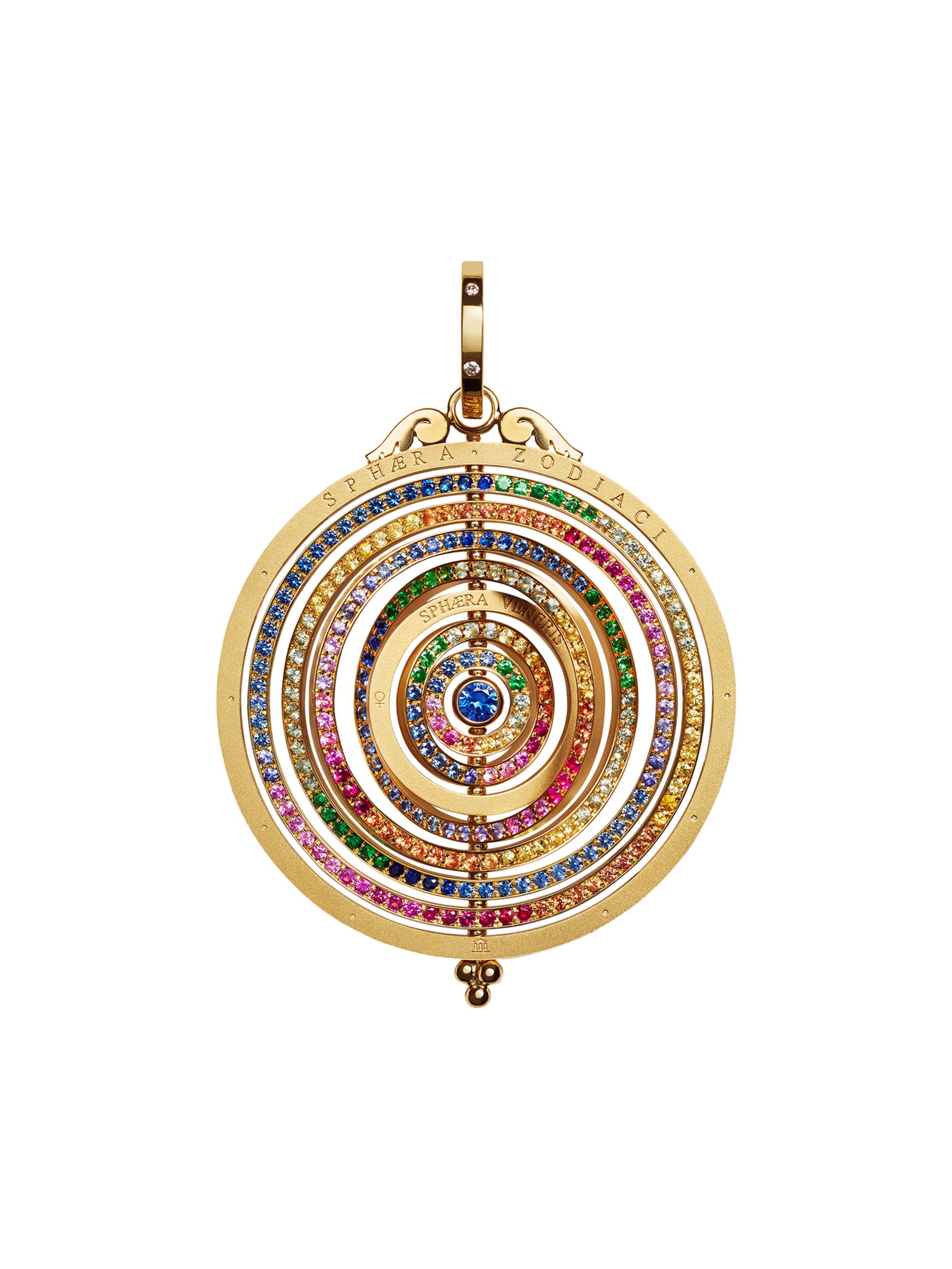 Temple St. Clair Women's Florence86 The Tolomeo 18K Yellow Gold, Diamond & Mixed-Stone Pendant - Yellow Gold