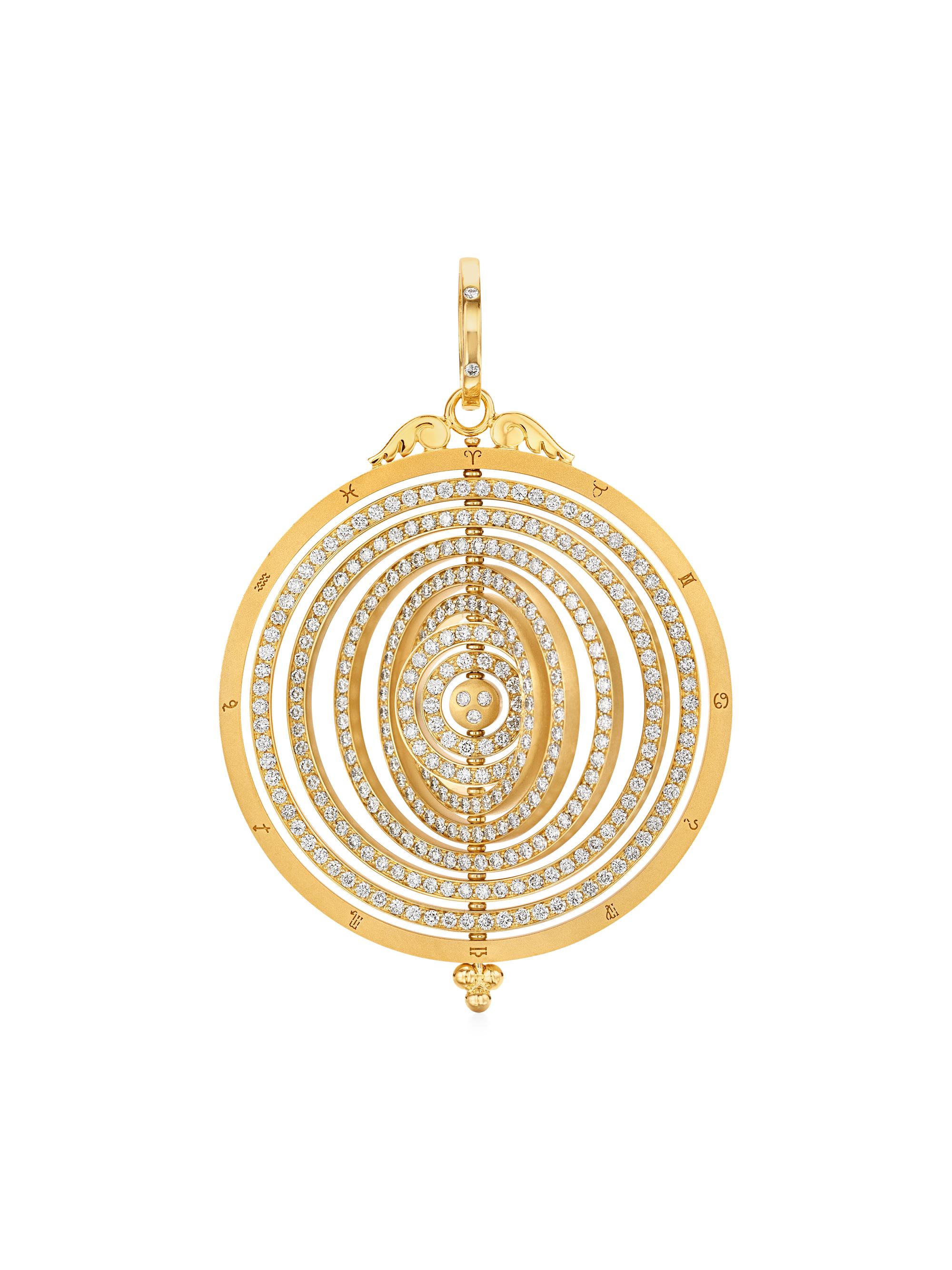 Temple St. Clair Women's Florence86 Tolomeo 18K Yellow Gold & Diamond Pendant - Yellow Gold
