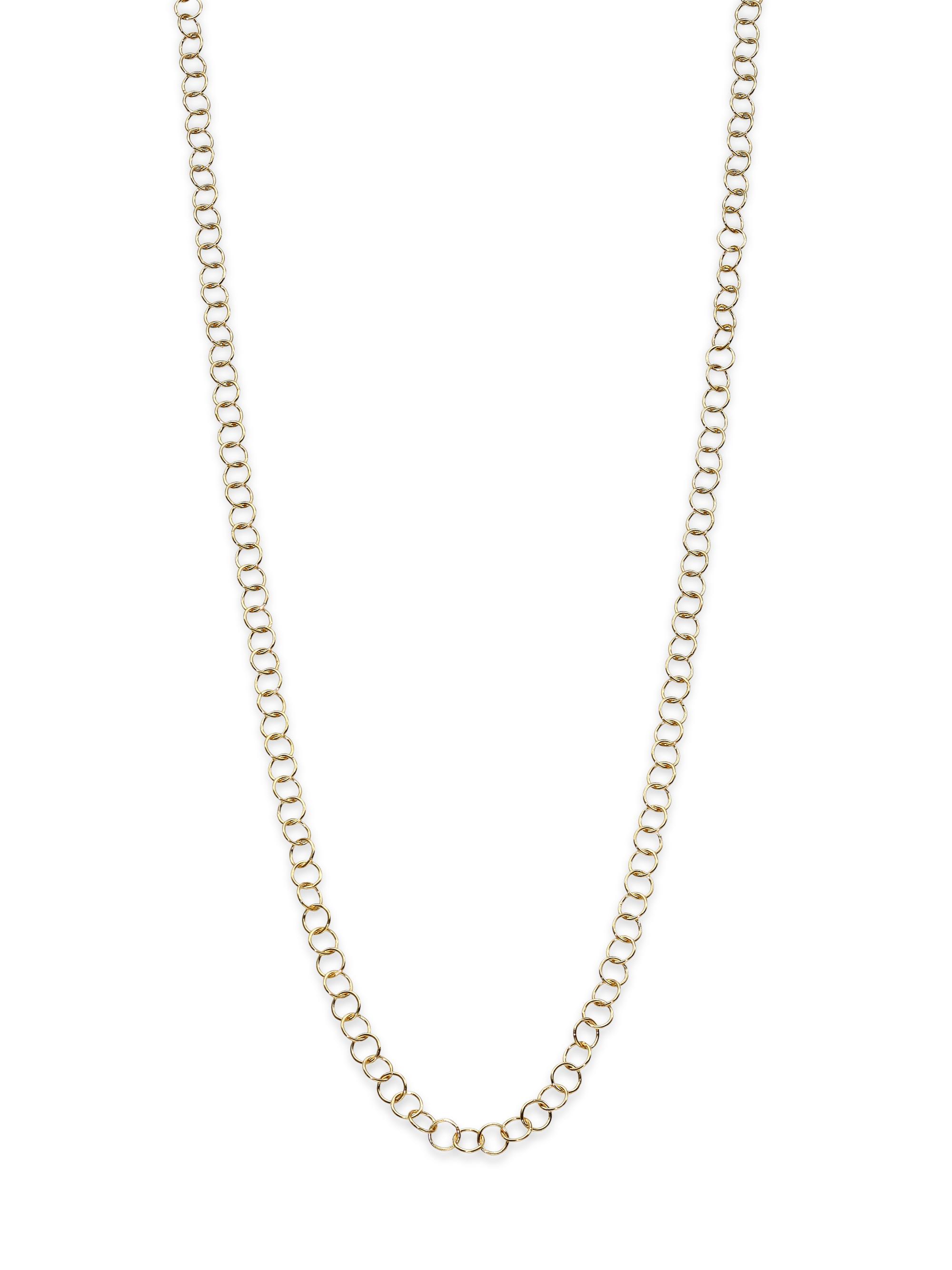 Temple St. Clair Women's 18K Yellow Gold  Round Link Chain Necklace - Yellow Gold