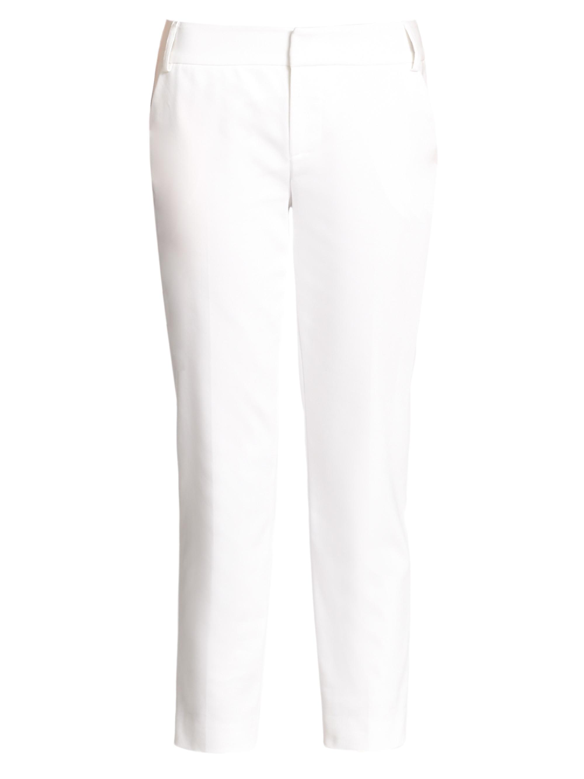 ALICE + OLIVIA Women's Stacey Slim Pants - White