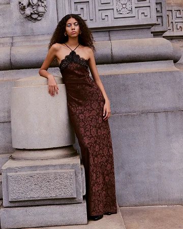 Miu Miu Long Satin Dress