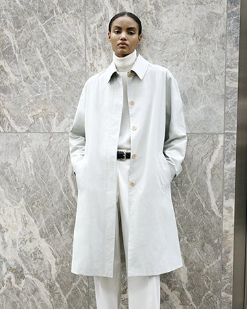 sachin and babi light blue dress How to Wear Dresses with Coats main image 0