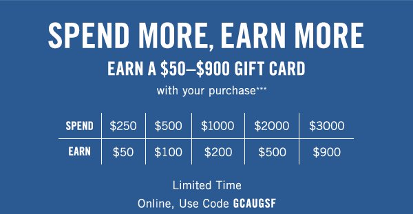 Spend More, Earn More